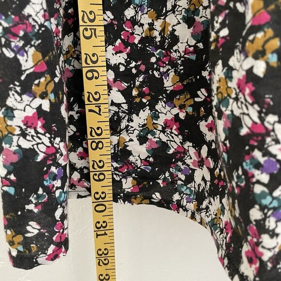 H&M Sundress Black Floral Adjustable Strap Cotton Cottage Boho Feminine Beach 10 - Picture 5 of 10